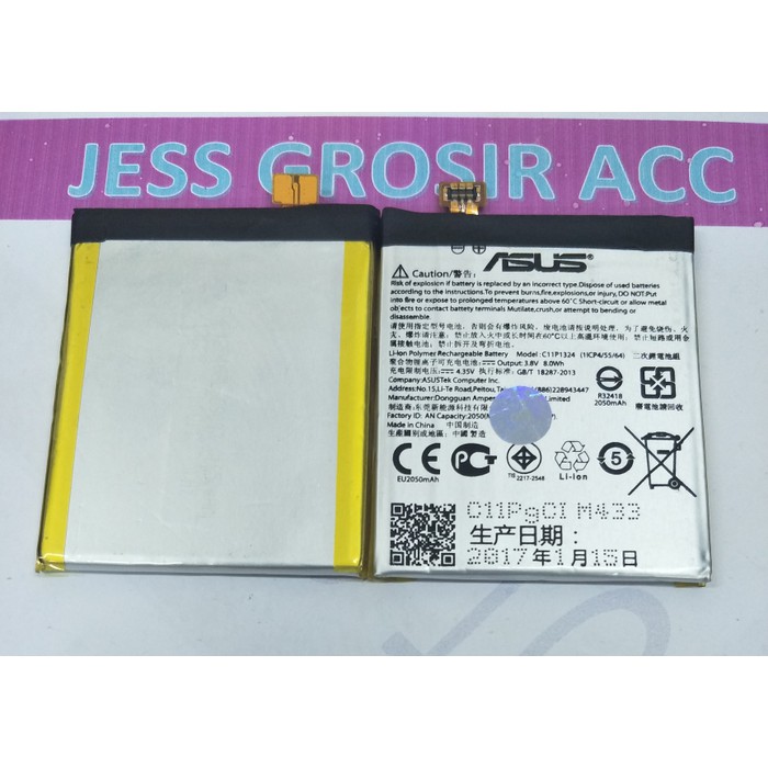 Baterai Battery Batre Original ASUS Zenfone 5 T00F A500CG ( C11P1324 )