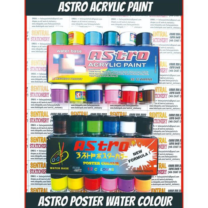 

Paling Dicari] Astro Asturo Cat Air Akrilik Spotlight Acrylic Paint 20 Cc 12 Warna