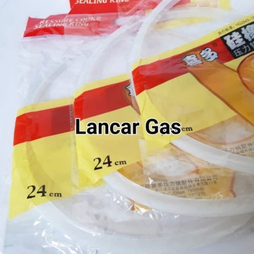 SEAL/KARET TUTUP PANCI PRESTO 24cm/8liter MAXIM/PANALUX/VICENZA
