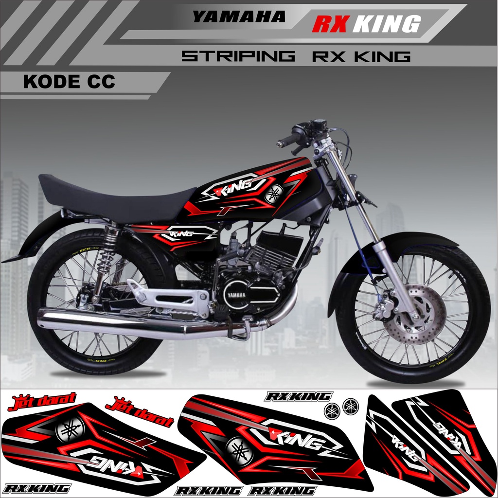 Sticker Rx King Variasi Stiker Striping Rx King Kode CC