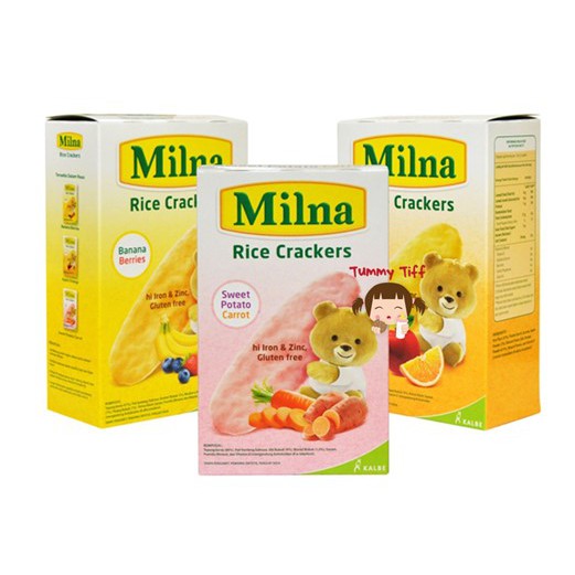 Milna Rice Cracker / Milna Rice cracker / yummybites / snack bayi yummy bites cracker