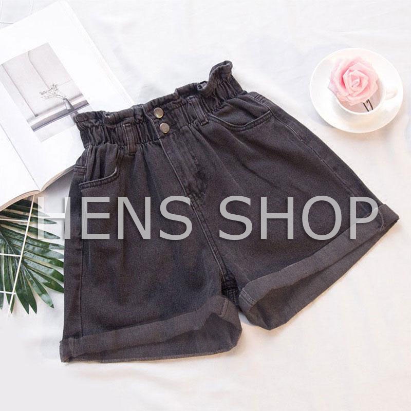 HOTPANTS SUMMER CELANA JEANS PENDEK WANITA KOREA TEBAL