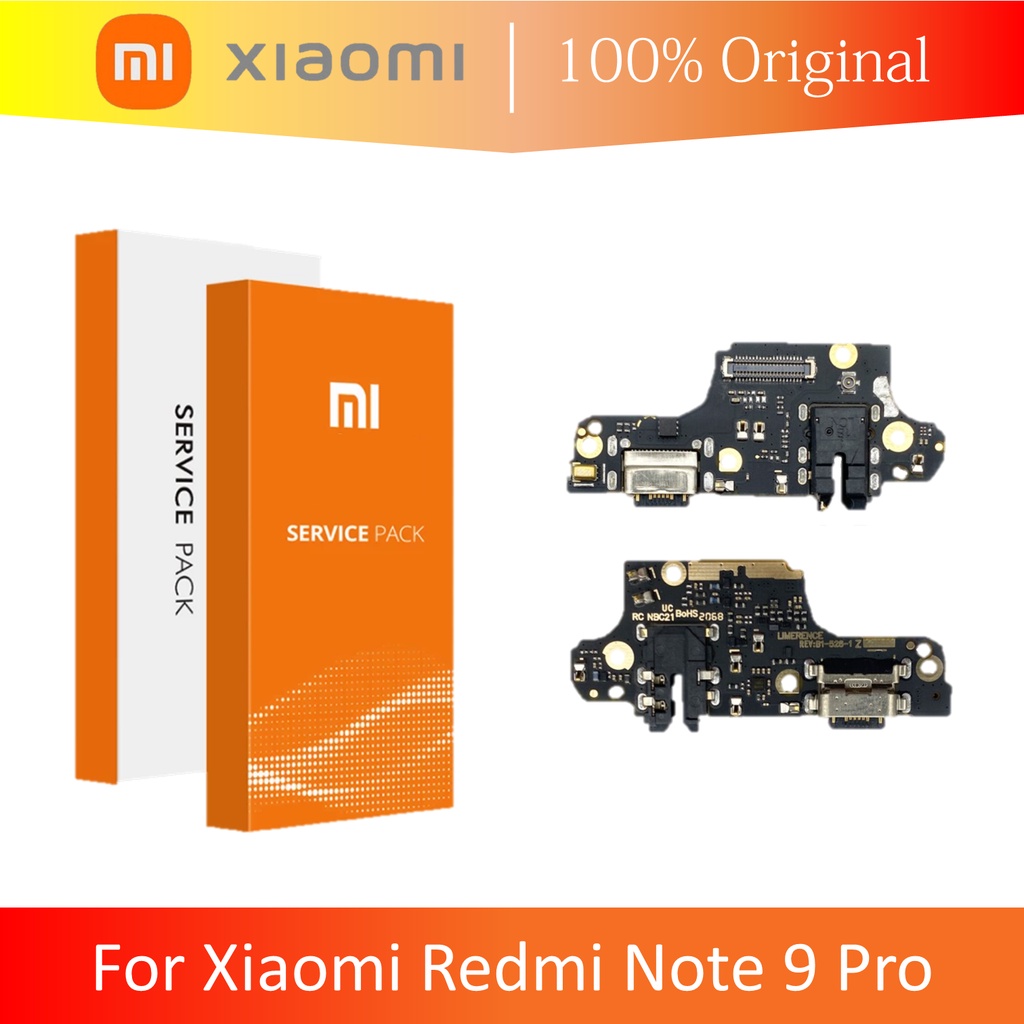 [ CHECK.ID ] KONEKTOR CHARGER SUBBOARD XIAOMI REDMI NOTE 9 PRO