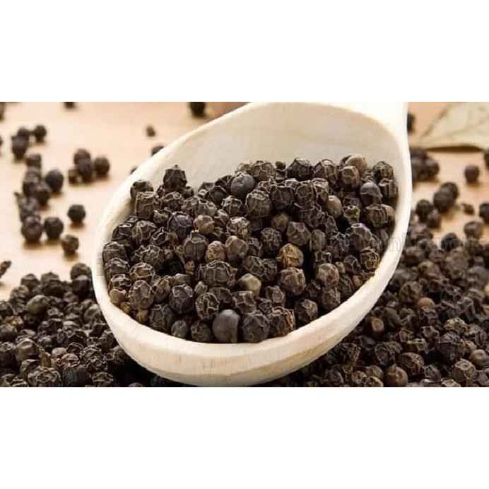 

Terbatas - Black Pepper Whole / Lada Hitam Utuh / Merica Hitam Biji Grade A 1 Kg