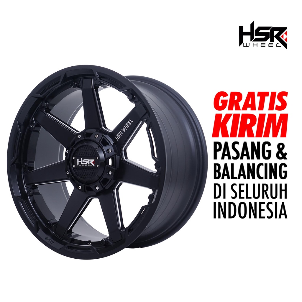 Velg racing HSR DOLAGO 773 ring 20 for fortuner ranger ford dll
