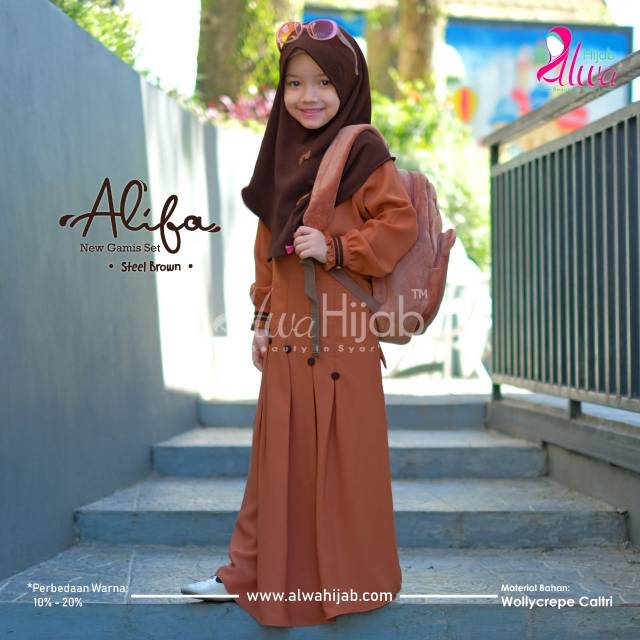 Gamis kids alifa original by alwa hijab