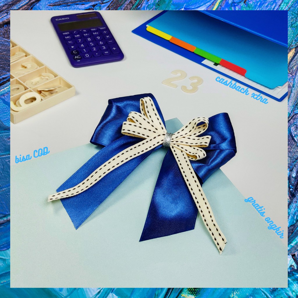 

1 Pcs Pita Satin Jadi | Pita Hampers | Pita Kado Jadi | Pita Souvenir Jadi | Pita Jadi | Pita Parcel