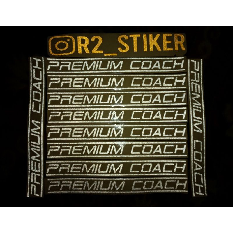stiker PREMIUM COACH
