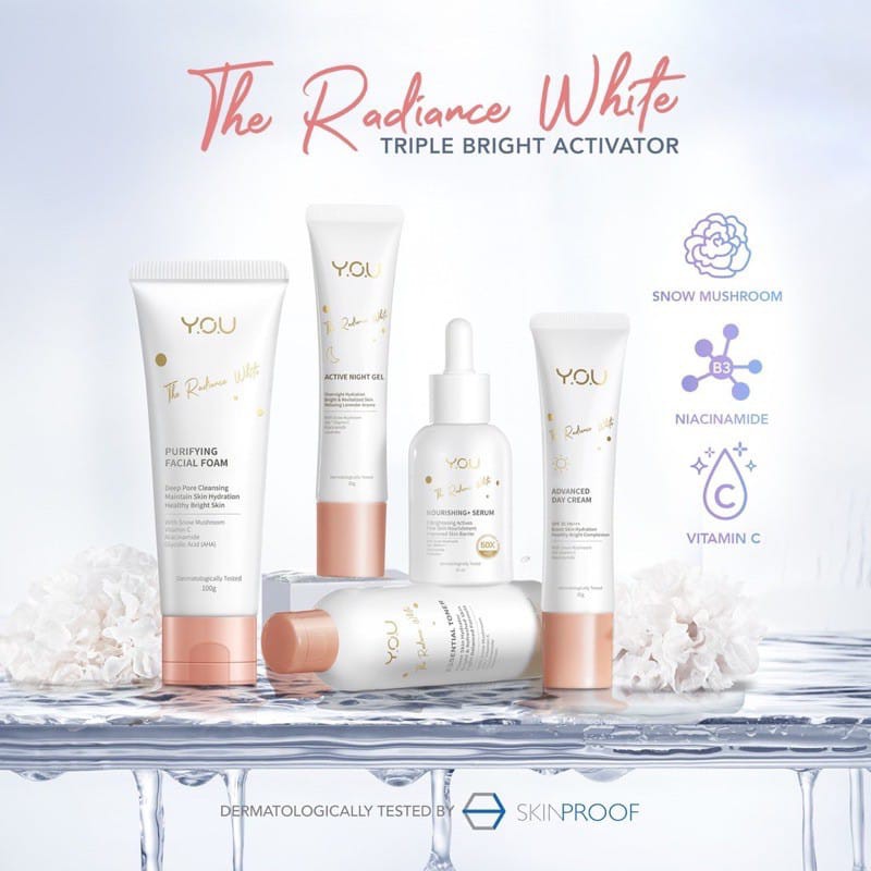 YOU The Radiance White Purifying Facial Foam ~ ORIGINAL 100%