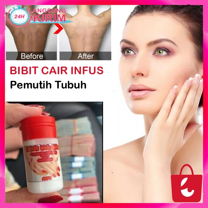 [100% Asli + COD] Bibit Cair Infus - Original / untuk badan / pembersih kulit / lotion pemutih / body lotion / bibit pemutih / glowing