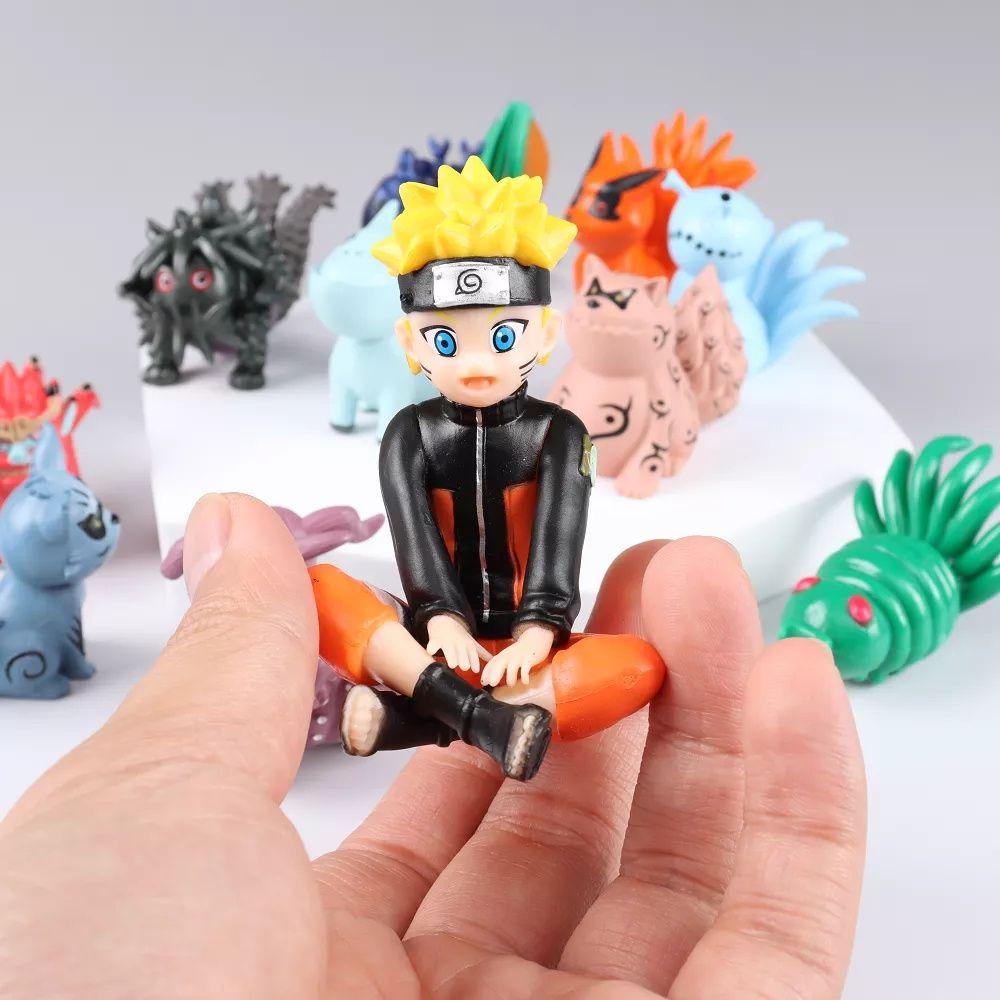 [Elegan] Naruto Figure 11Pcs/Set Ulang Tahun Anak Figure Model Dekorasi Boneka PVC Mainan Untuk Anak Angka Mainan