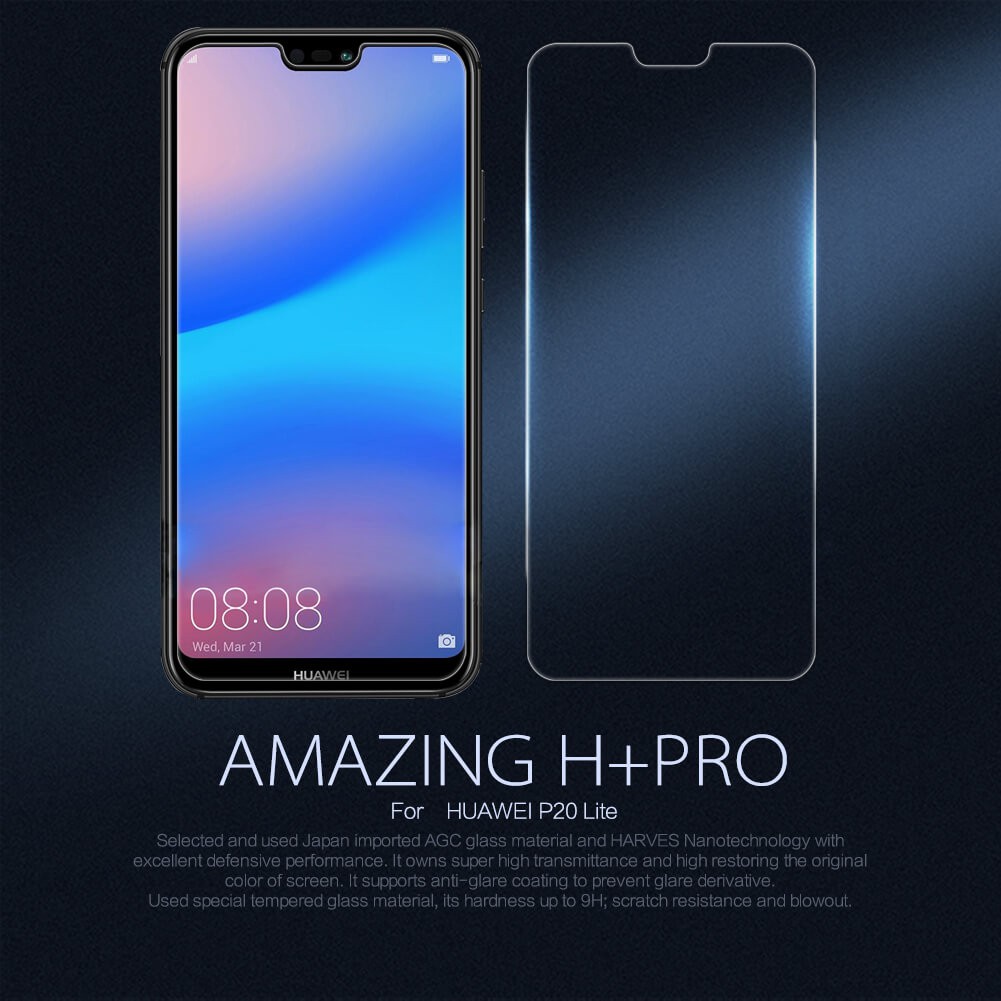 Huawei P20 Lite ( Nova 3E ) Tempered Glass NILLKIN AMAZING H+ Pro