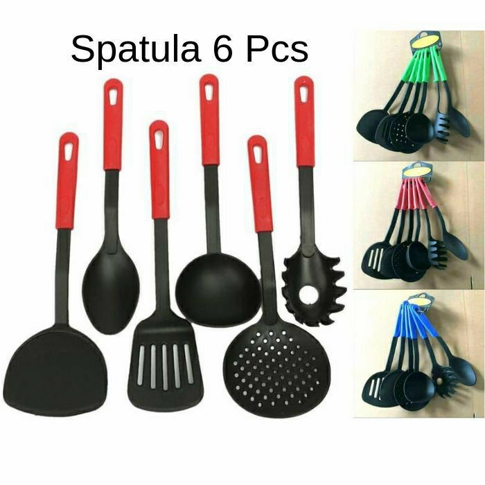 Spatula Kitchen tools set 6 pcs - alat masak 1 set