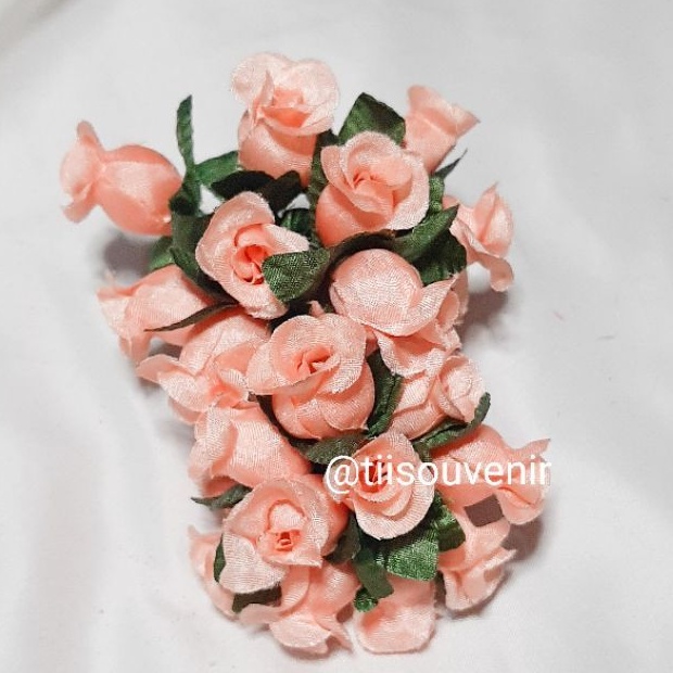 Bunga Kuncup Bahan Mahar Seserahan dan Craft 1 Lusin/12 pcs