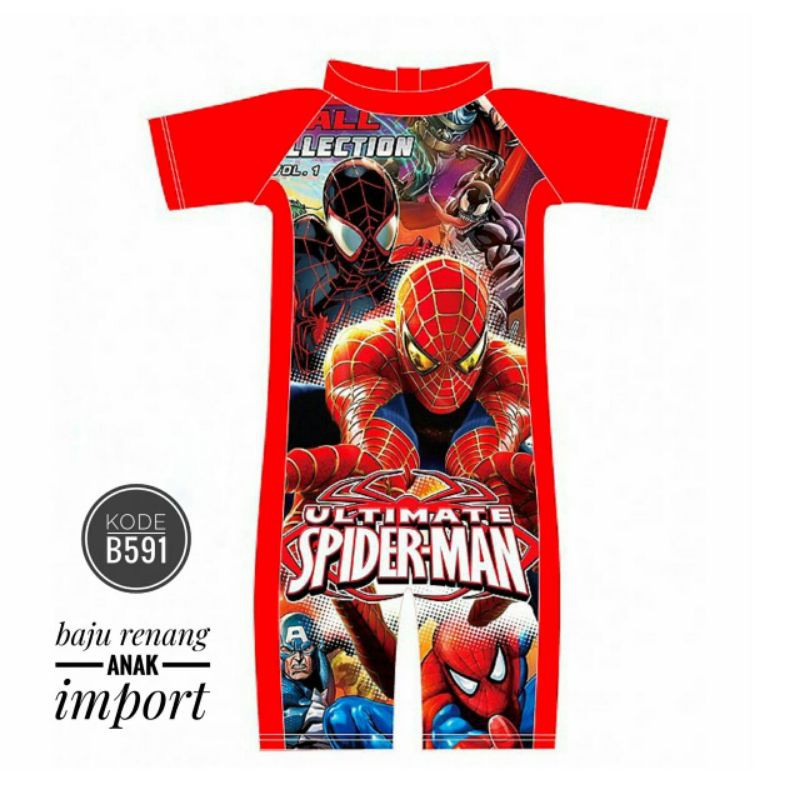 R552 Baju Renang Anak Import