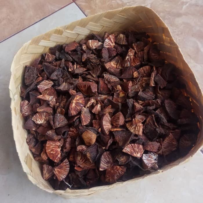 Pewarna Batik Bahan Alam Buah Pinang (Jambe ) penghasil Warna Merah 200gram