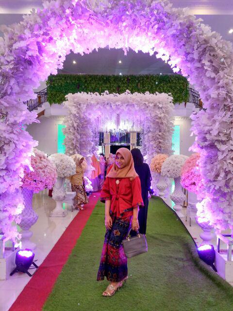 Setelan Kebaya Vanya Jacquard Warna Maron Navy White Silver Tosca Dusty Barong Pendek Set Gemari Bt