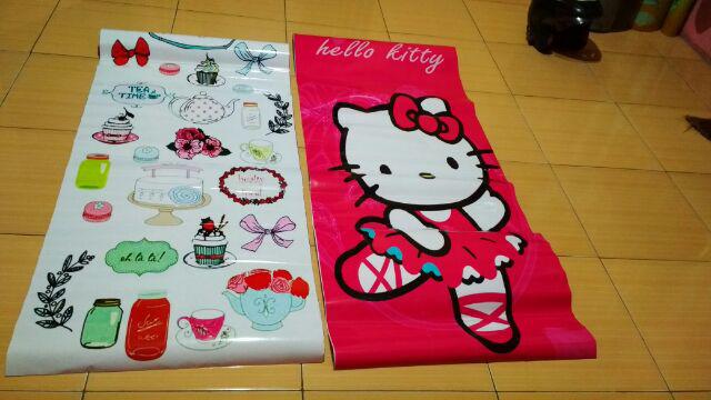 Hello Kitty Variasi Stiker Kulkas 2 Pintu