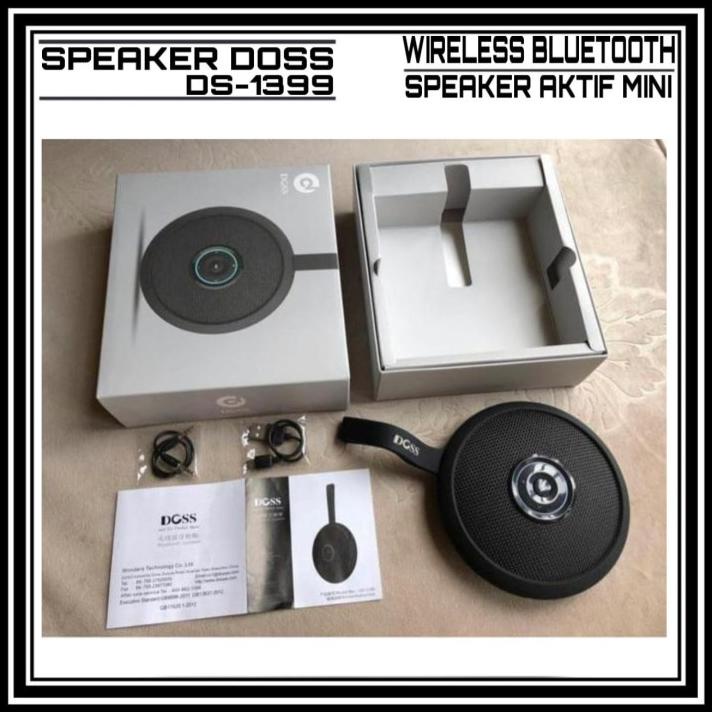 Speaker Aktif Bluetooth Doss-1399 Original Pure Bass Portable Anti Air