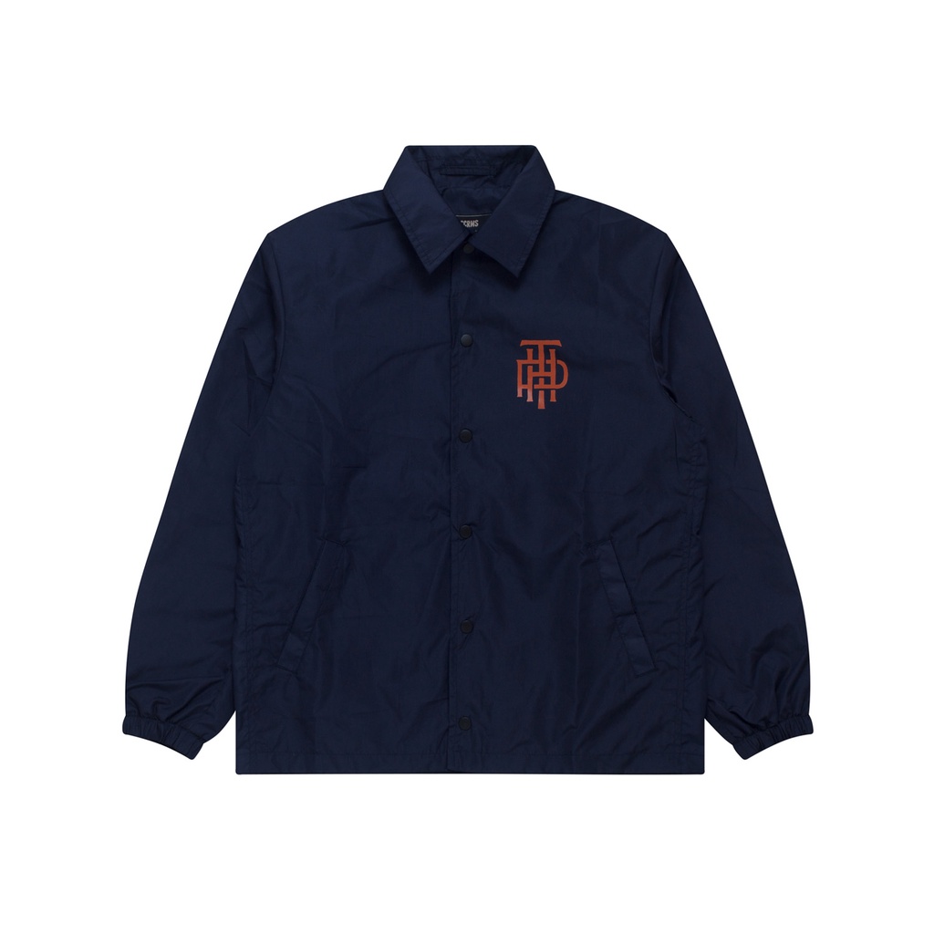 Screamous Coach Jacket -  JACKET HTP ROUNDED NAVY BLUE