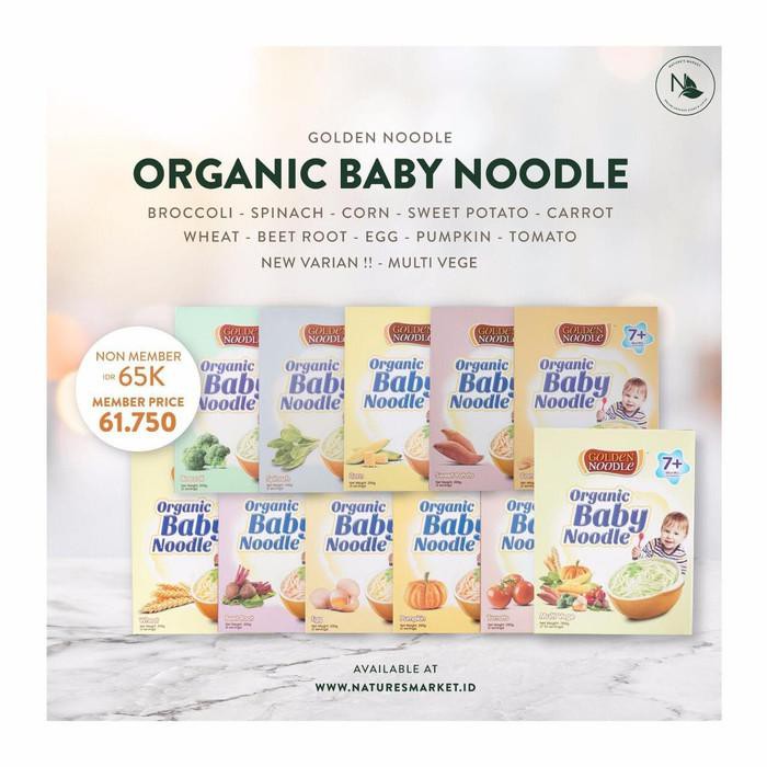 

GOLDEN NOODLDE ORGANIC BABY NOODLE - CORN