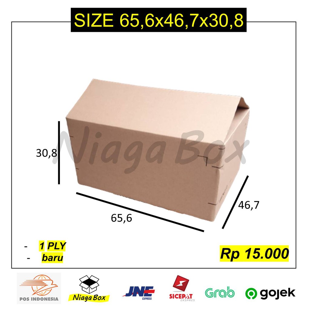 

Kardus/Box DUS B9 65,6X46,7X30,8 Pembelian Eceran