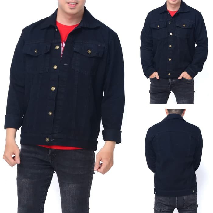 Jaket Jeans Jumbo Standar Terbaru Ukuran M L XL XXL 3XL