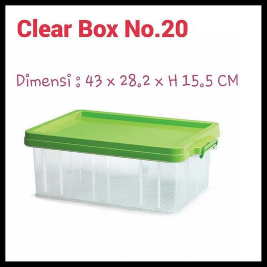 Kontainer box / Keranjang container / Clear box no 20 lion star fx - 4