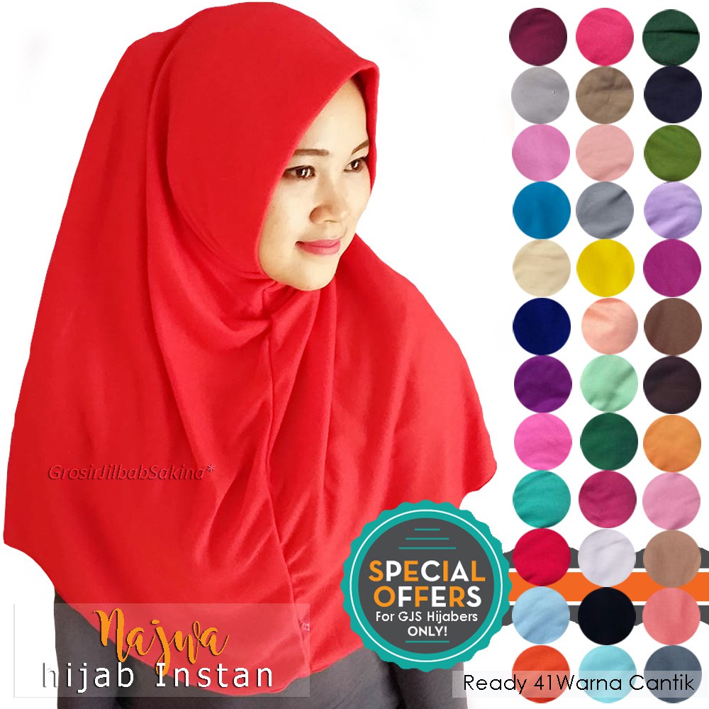  Jilbab Instan Najwa Hijab Instan khimar mini khimar 