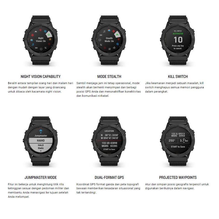 Garmin Tactix Delta Solar - Garansi Resmi TAM 2 Tahun