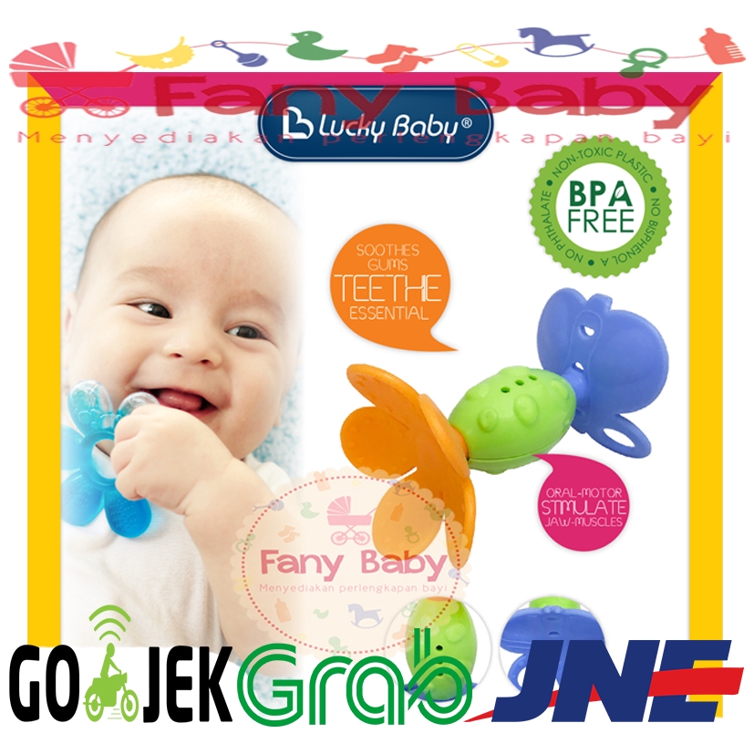 Lucky Baby Sasee Silicone Teether With Case