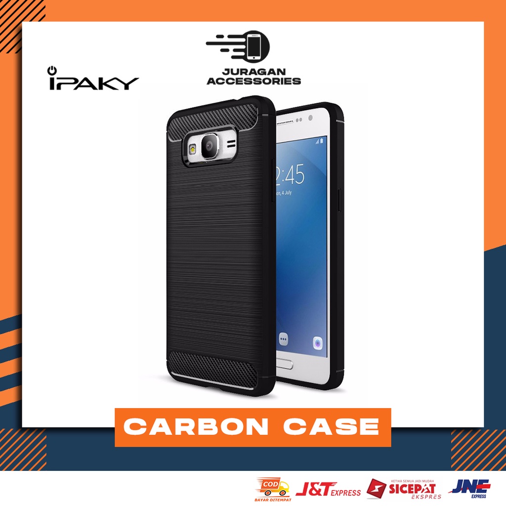 IPAKY CARBON CASE SAMSUNG GALAXY V/J1/J1 2016/J1 MINI/J1 MINI PRIME/J1 ACE SAMSUNG J2/J2 PRO/J2 CORE