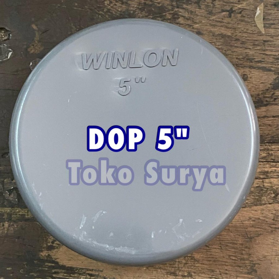 PVC Dop 5 inch Dop 5" Plug 5 inch Plug 5" Polos tutup pipa 5 DOp 5dim dop 5in dop 5" dop pipa pvc 5"