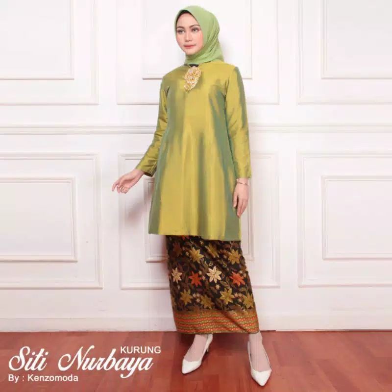 SETELAN KEBAYA KURUNG/KEBAYA SITI NURBAYA/KURUNG MELAYU/SERAGAMAN TUNIK TAFETTA