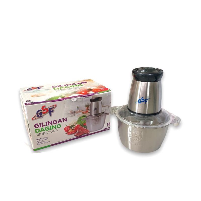 blender daging stainless gsf 3802 gilingan daging serbaguna gsf