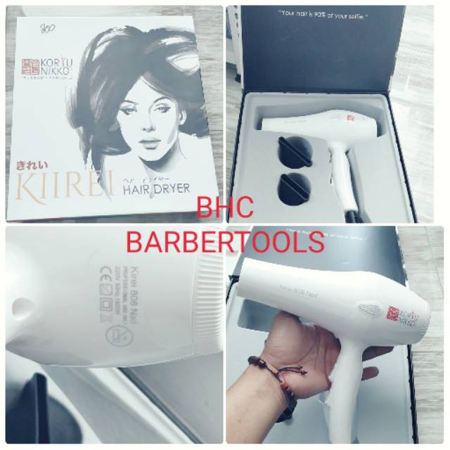 HAIR DRYER KORYU NIKKO KIIREI 1500W ORIGINAL JAPAN PENGERING RAMBUT PEMANAS RAMBUT SALON BARBERSHOP