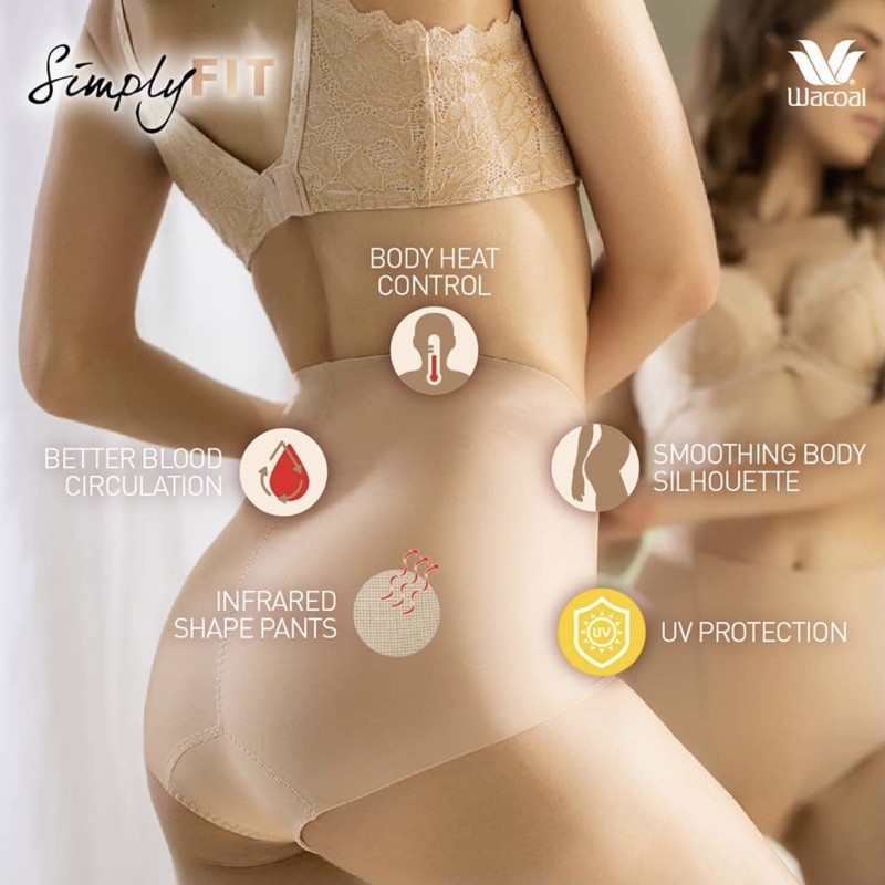 Wacoal simply Fit Shape Pants IS 115 / Celana korset Wanita