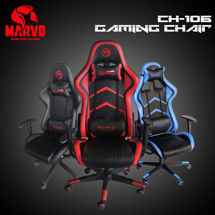 Marvo CH106 Gaming Chair - Kursi Gaming - Bangku Komputer