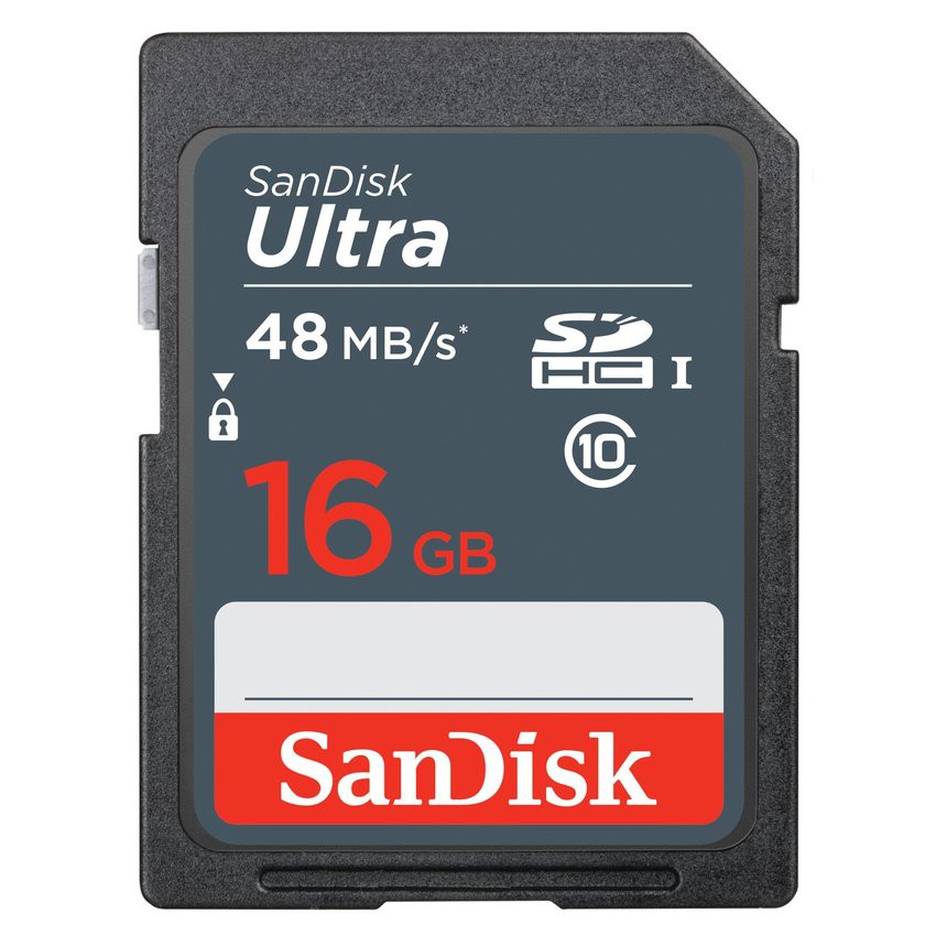 Sandisk SDHC Ultra 16GB Class 10 UHS-1 48MB/s - Original