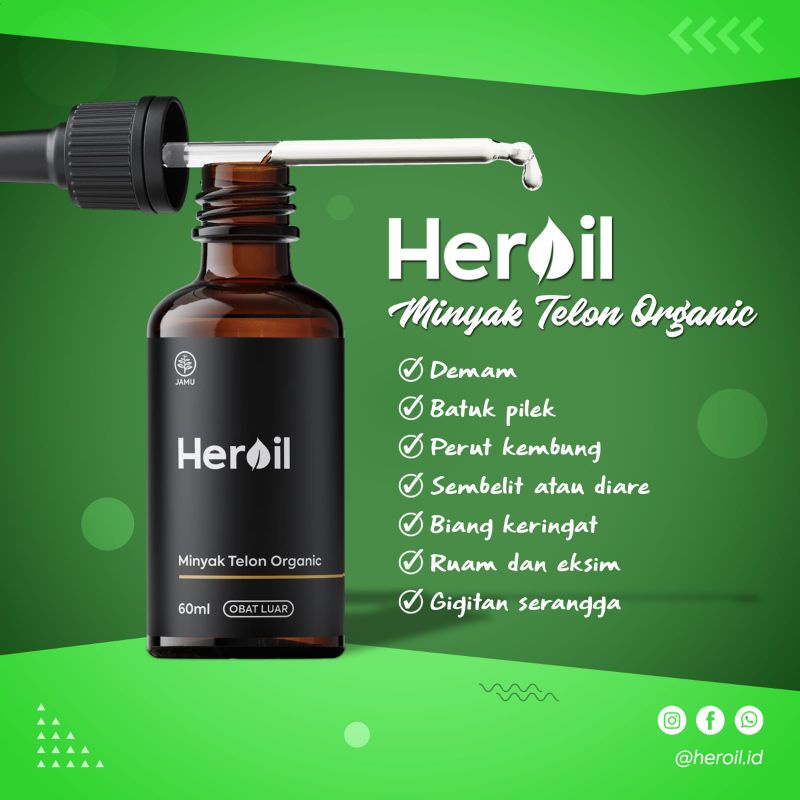 Heroil minyak telon organic