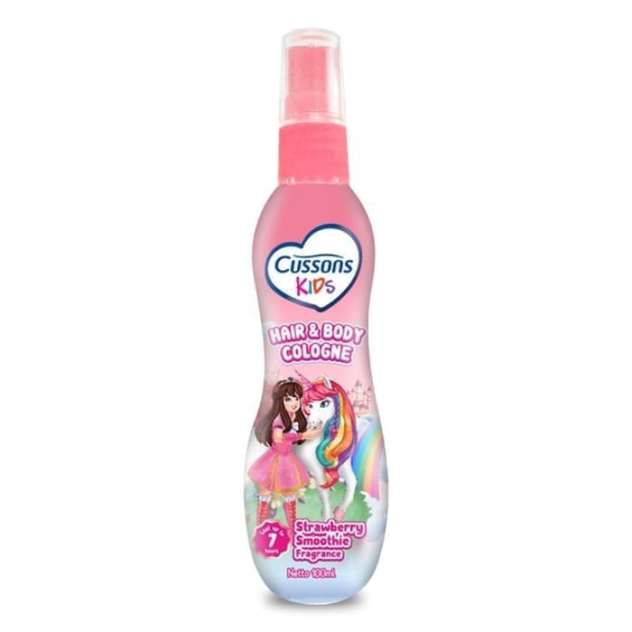 Cussons Baby Hair Body Cologne Strawberry Smoothie 100ml - Cologne Bayi