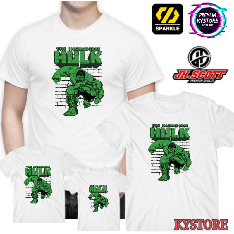 kaos anak pria motif hulk baju pria Edisi Famili S,M,L,XL,XXL