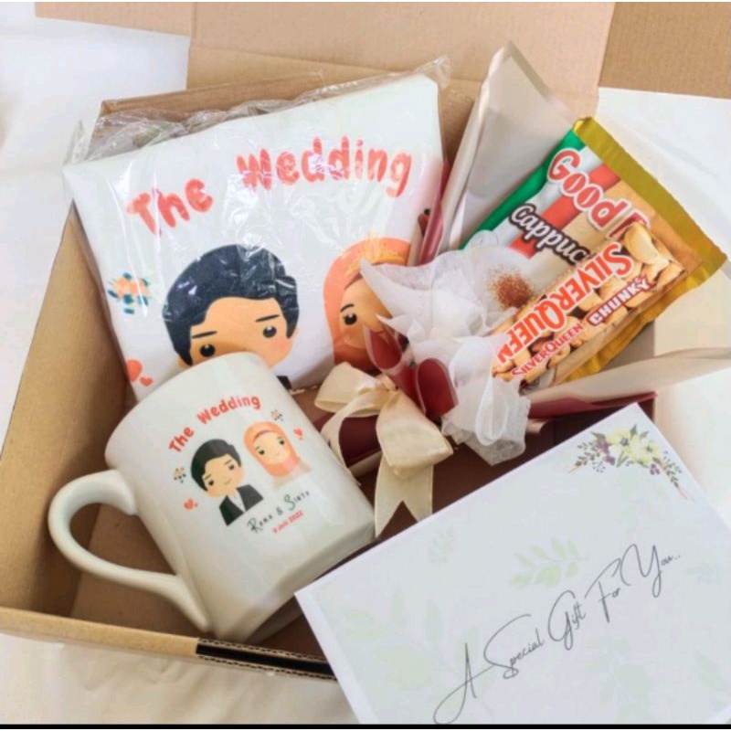 Hens - Mug Custom Nama Totebag Custom Gratis Buket Snack Hadiah Kado Unik