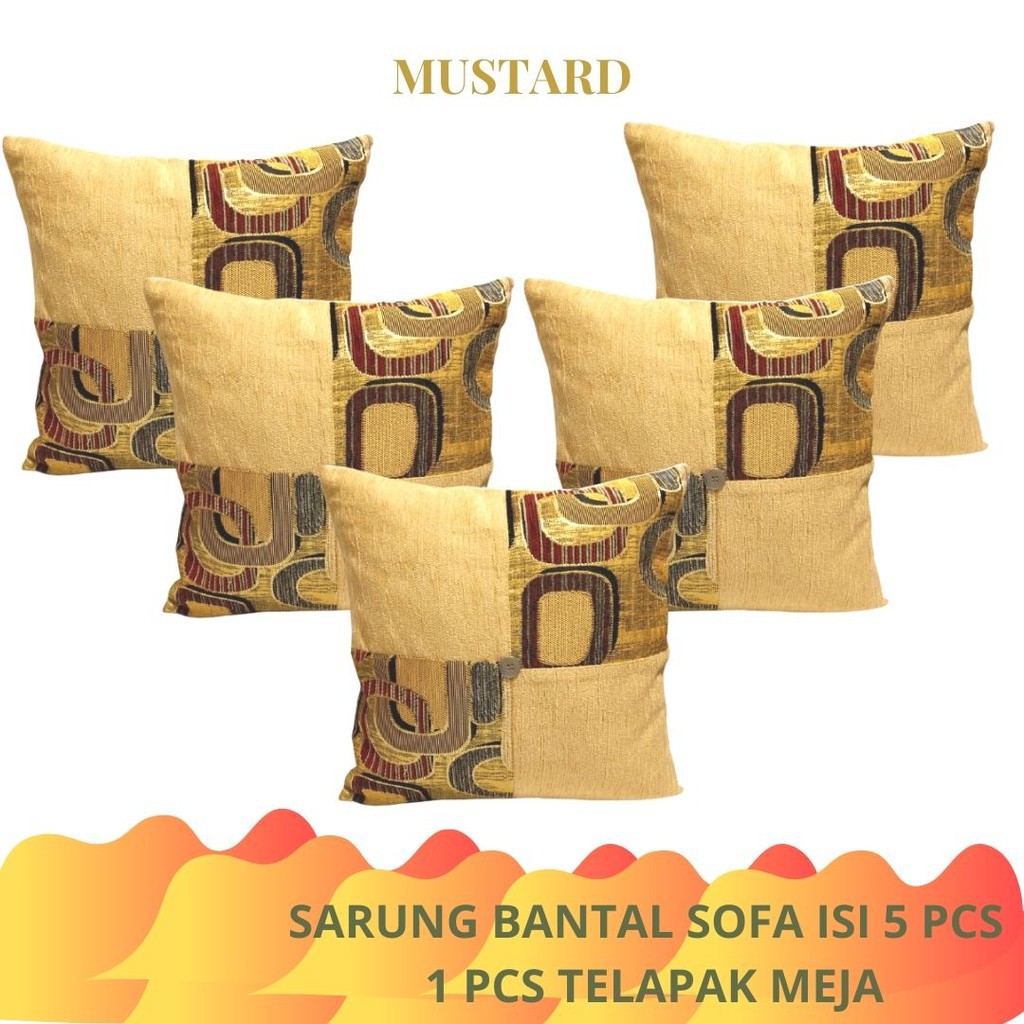 Rc Sarung Bantal Sofa Motif Minimalis Berbagai Warna