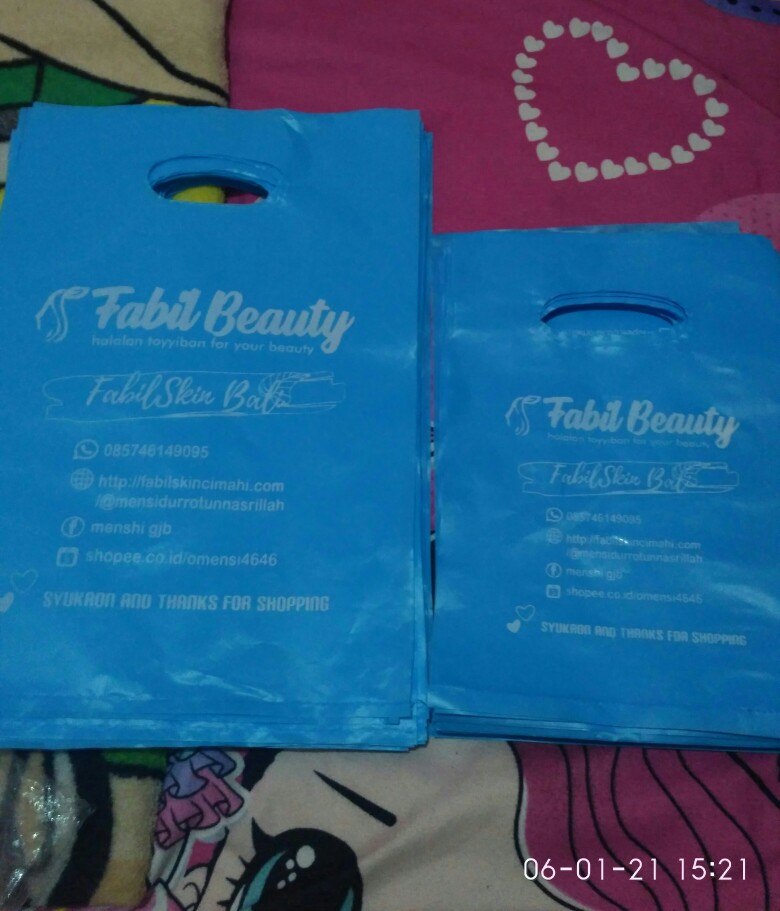 Plastik Sablon Ukuran 20x30 100 Pcs Free Desain