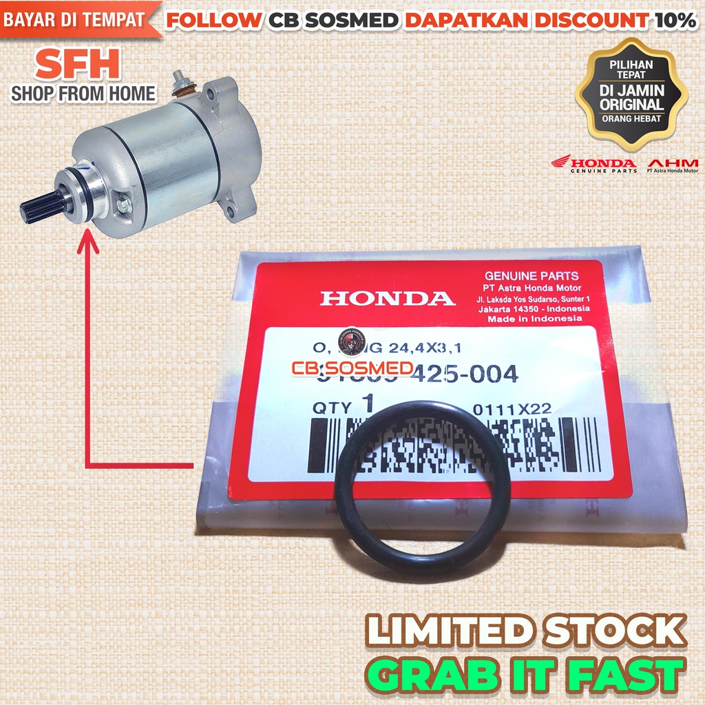 O-ring Dinamo Starter TIGER REVOLUTION Oring Kecil Dinamo Stater TIGER REVO TIREV Original Honda AHM