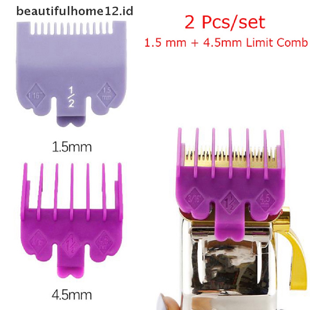 2pcs / Set Sisir Panduan Alat Cukur Elektrik Untuk Wahl