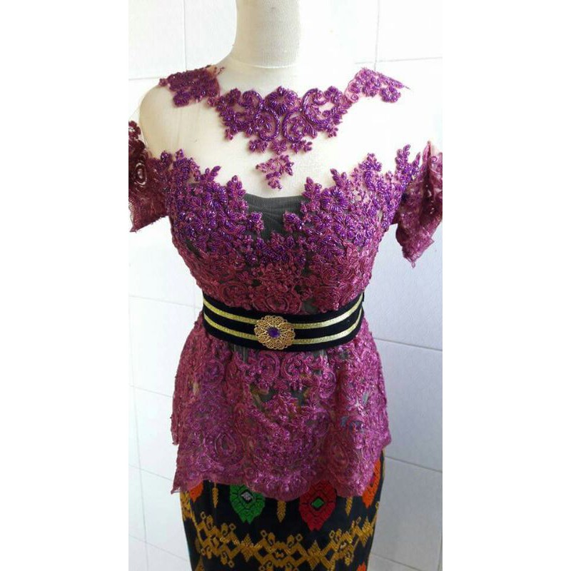kebaya bali modifikasi payet premium free obi