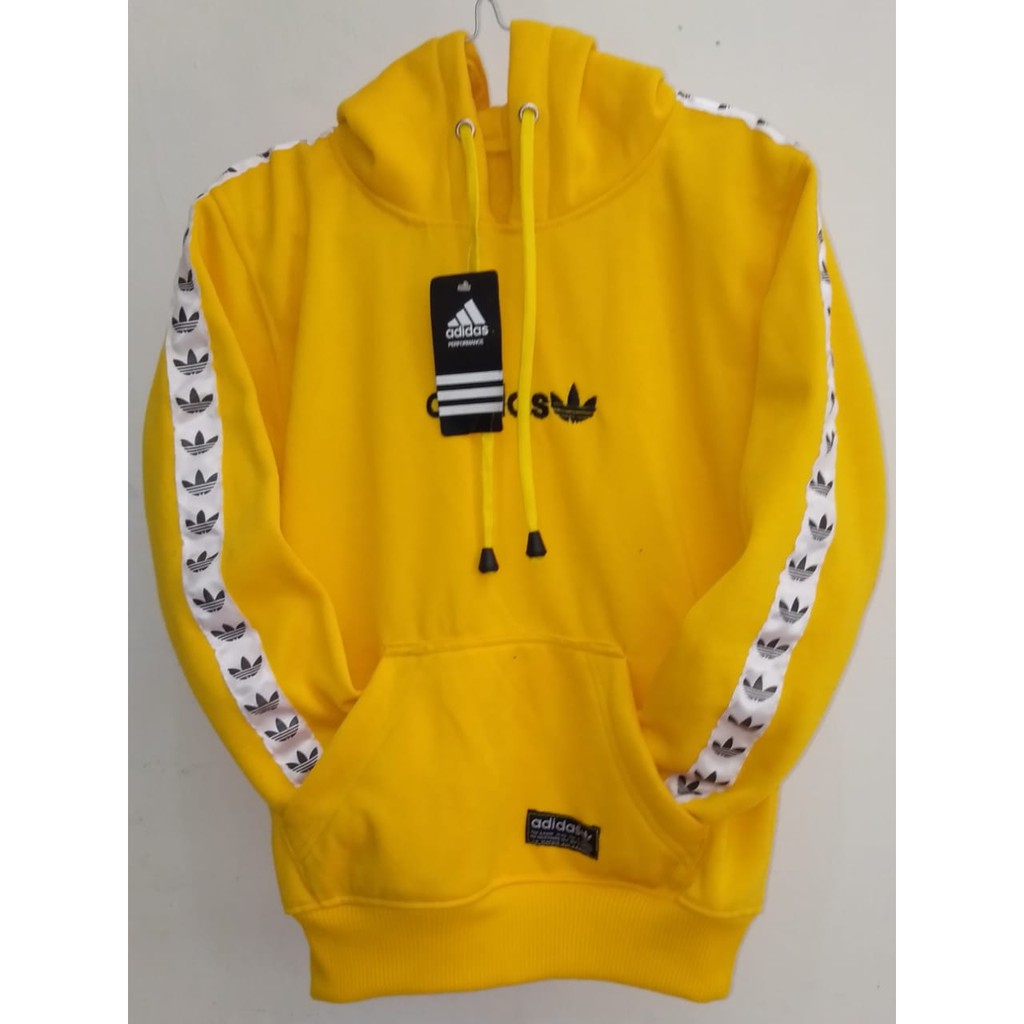 [ Bayar Ditempat ] Jaket Anak / Sweater Hoodie Adidas Tnt Kuning Anak Usia 6-12 Tahun Bahan Tebal