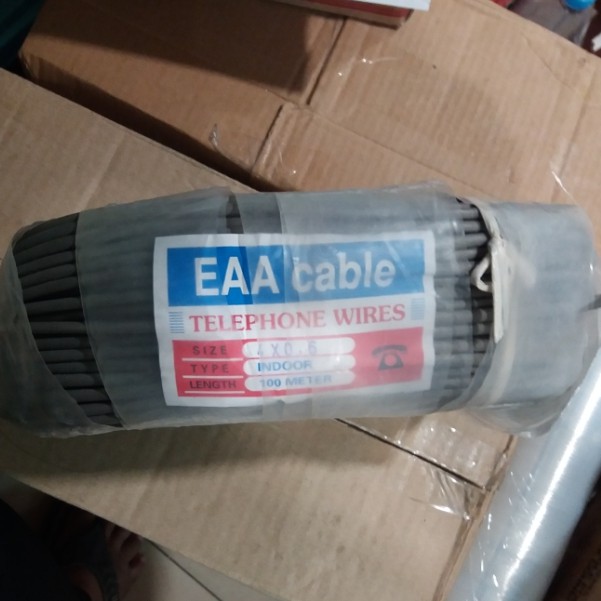 EAA (Eterna) Kabel Telpon Telephone ITC 4x0.6 (2Pair) @100meter